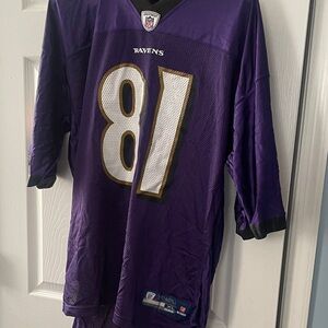 NFL Baltimore Ravens #81 Jersey in Purple, White & Gold